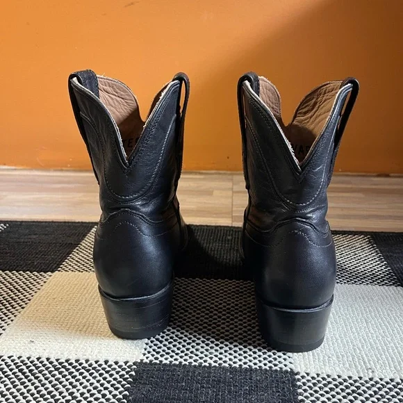 Tecovas Penny Black Heeled Boots - Picture 3 of 9